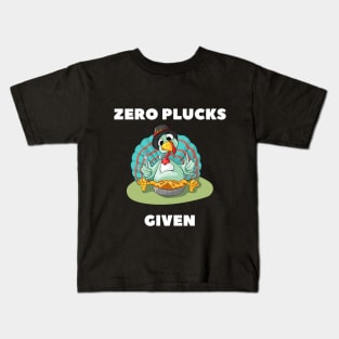 Zero Plucks Given Thanksgiving Gunny Classic T-Shirt Kids T-Shirt